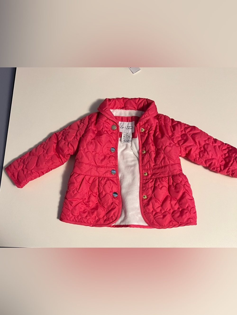 Liv & Lottie Pink Quilted Jacket